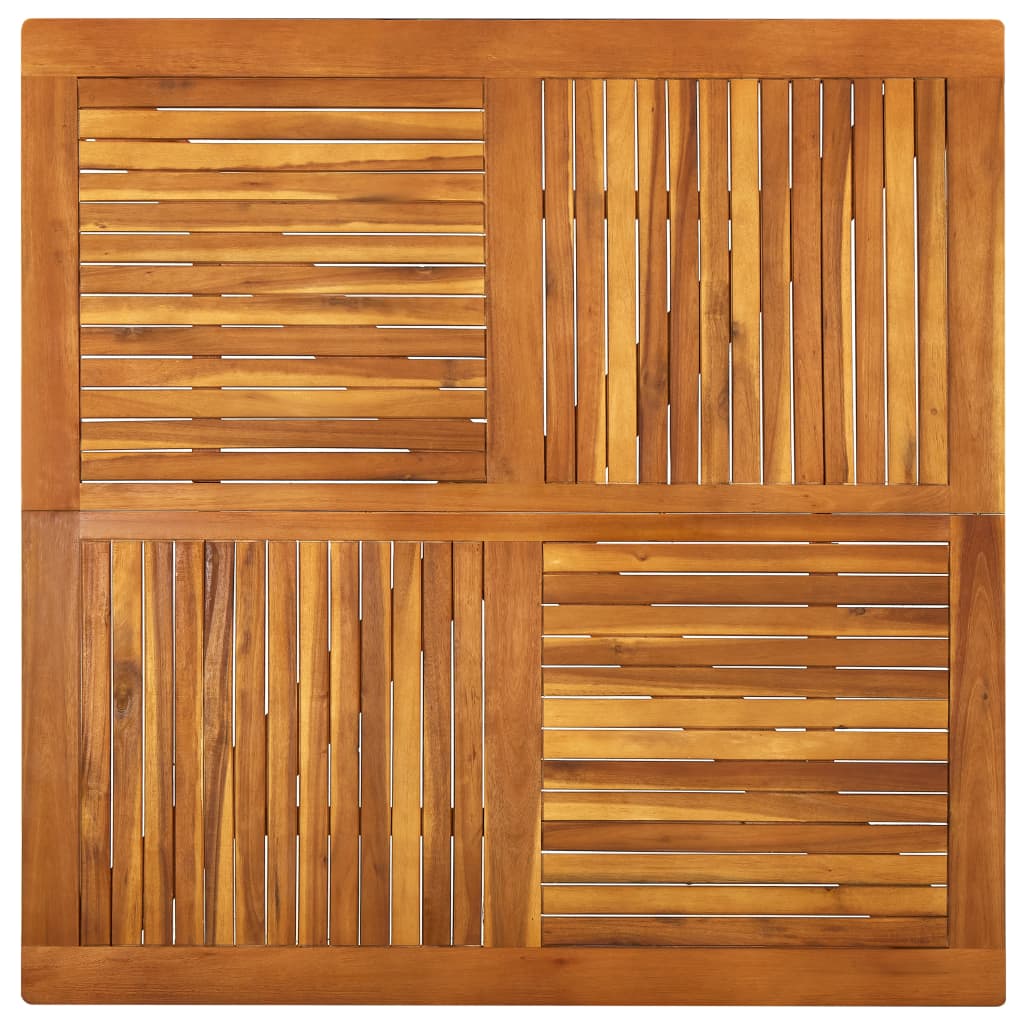 tömör akácfa kerti asztal 120 x 120 x 75 cm