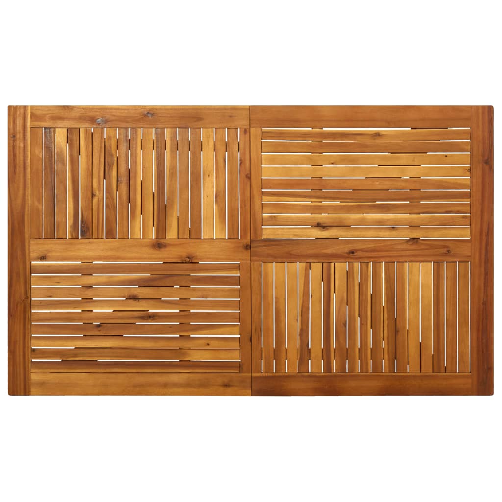tömör akácfa kerti asztal 150 x 90 x 75 cm