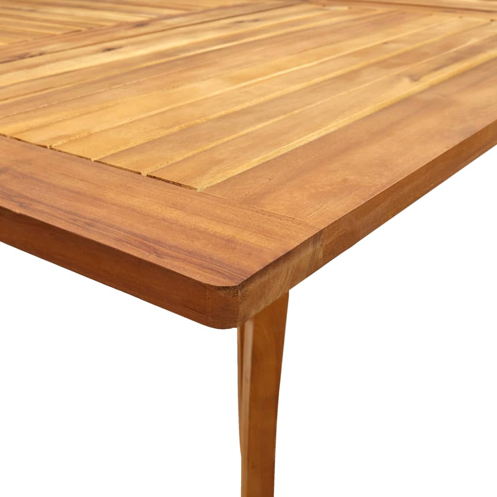 tömör akácfa kerti asztal 150 x 90 x 75 cm
