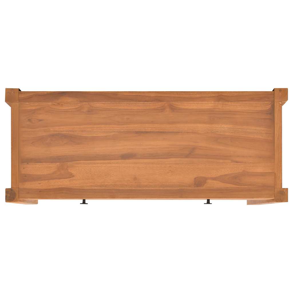 újrahasznosított tíkfa TV-szekrény 100 x 40 x 45 cm