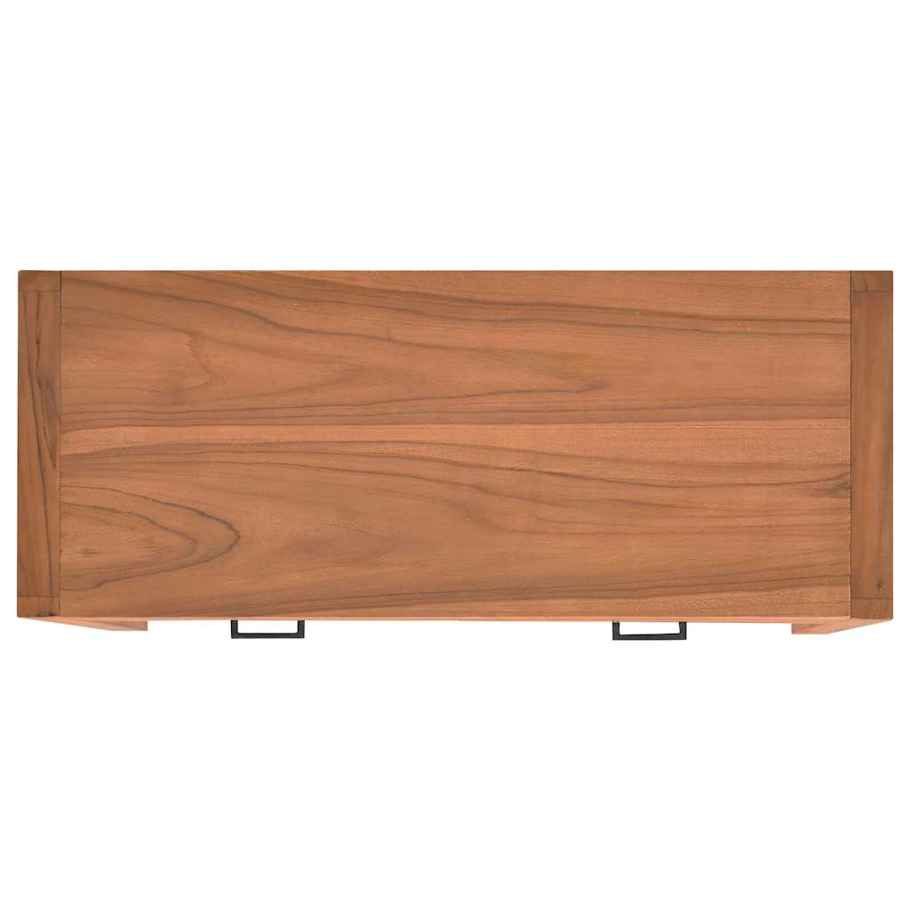 újrahasznosított tíkfa TV-szekrény 100 x 40 x 45 cm