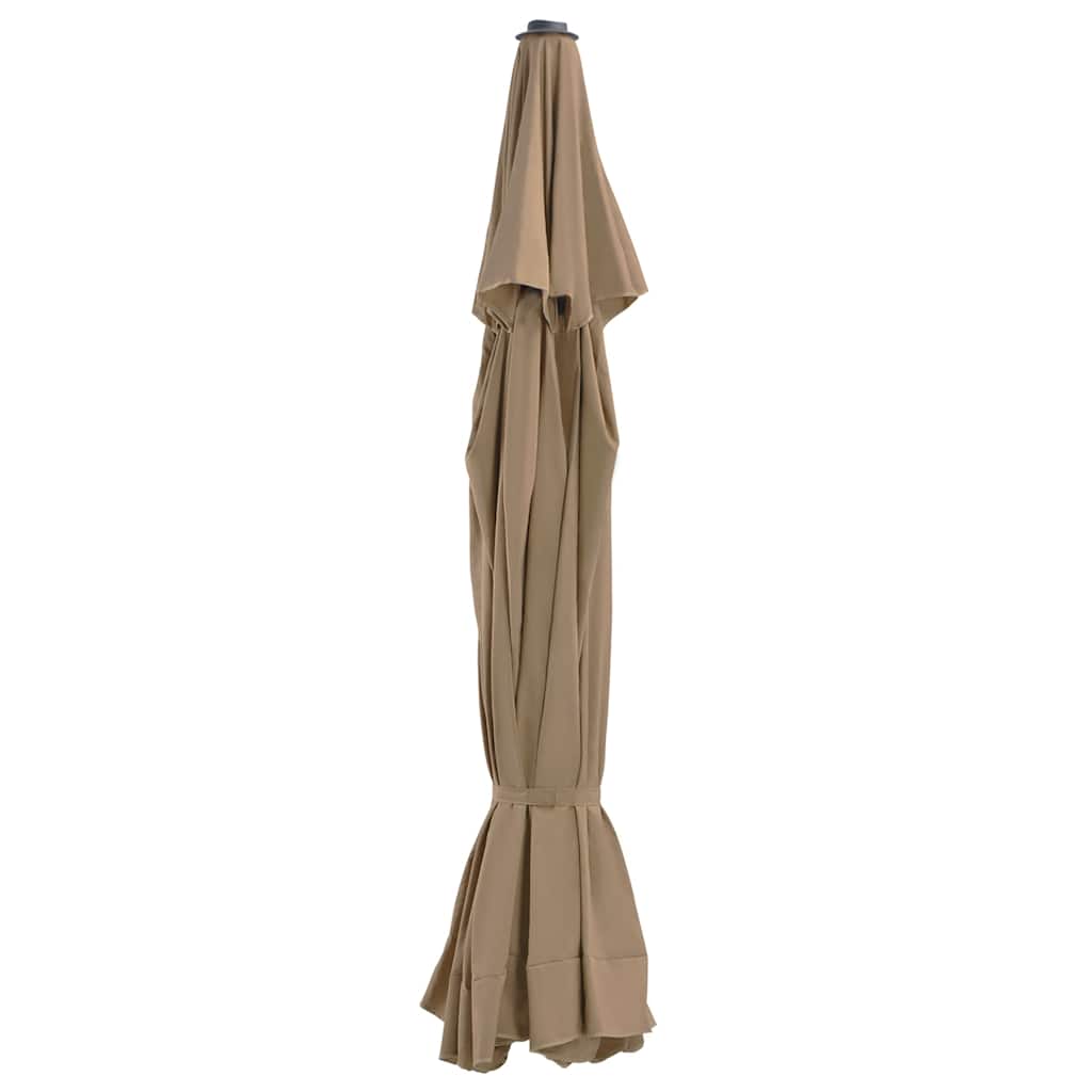 tópszínű kültéri napernyő csereponyva 515 cm