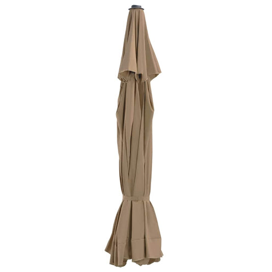 tópszínű kültéri napernyő csereponyva 515 cm