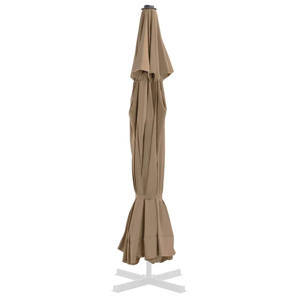 tópszínű kültéri napernyő csereponyva 515 cm