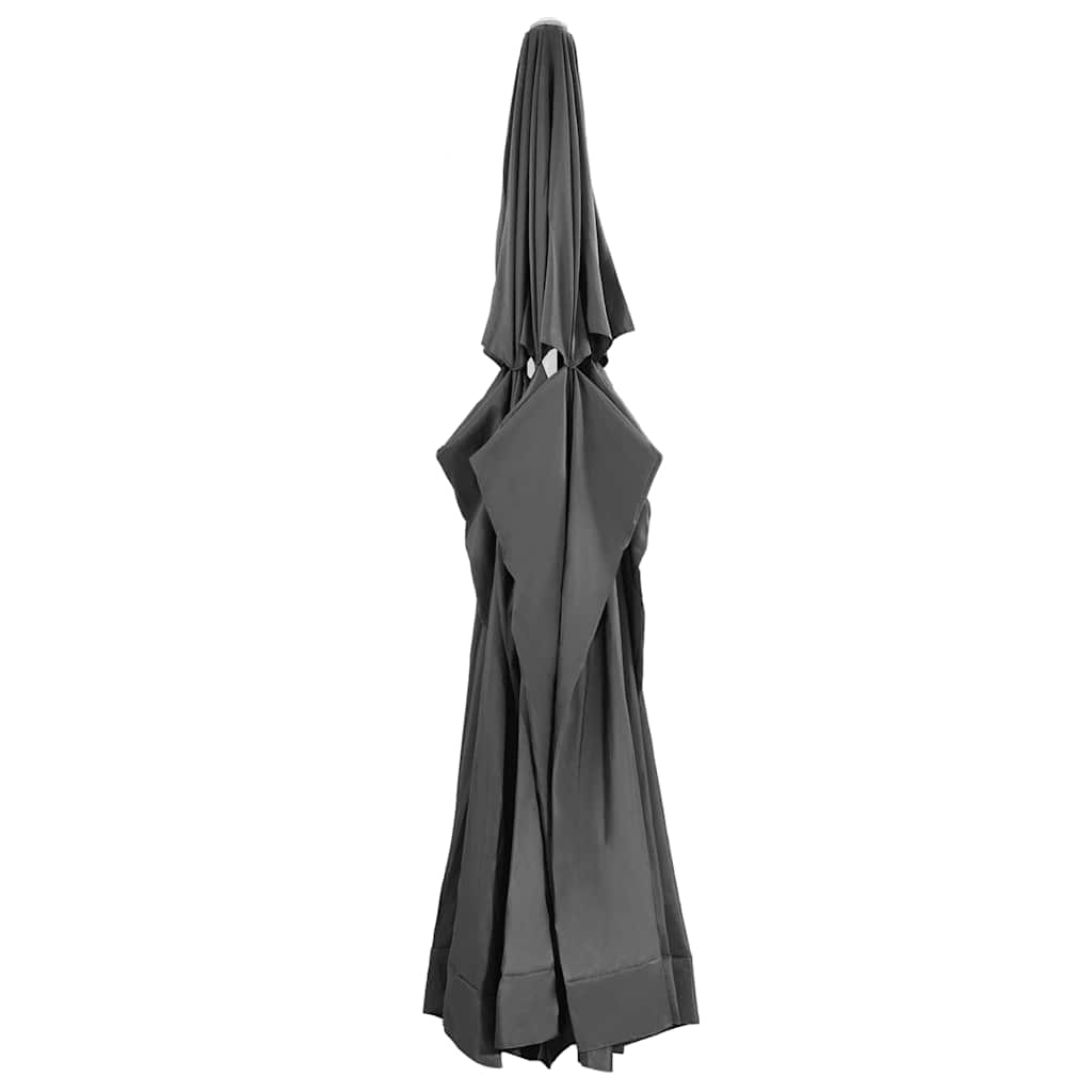 antracitszürke kültéri napernyőponyva 610 cm