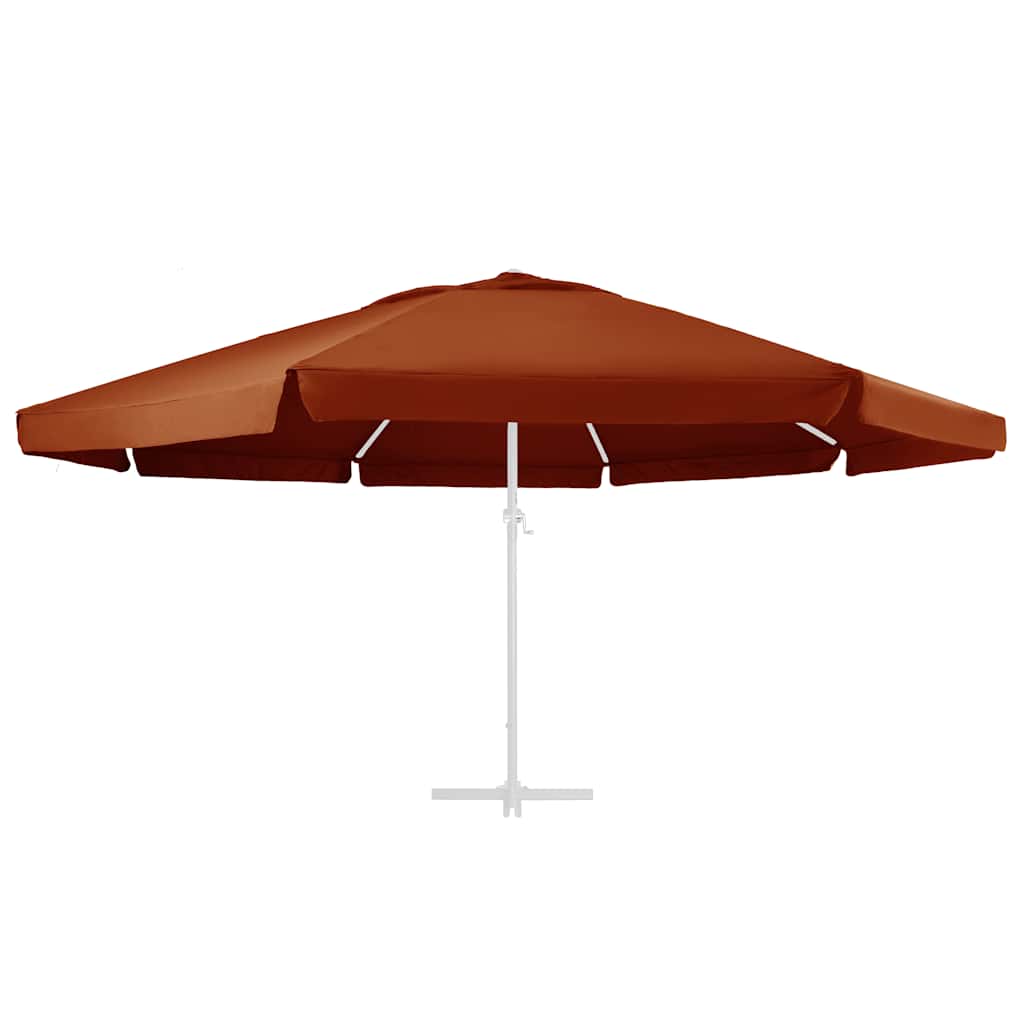 terrakotta kültéri napernyőponyva 610 cm