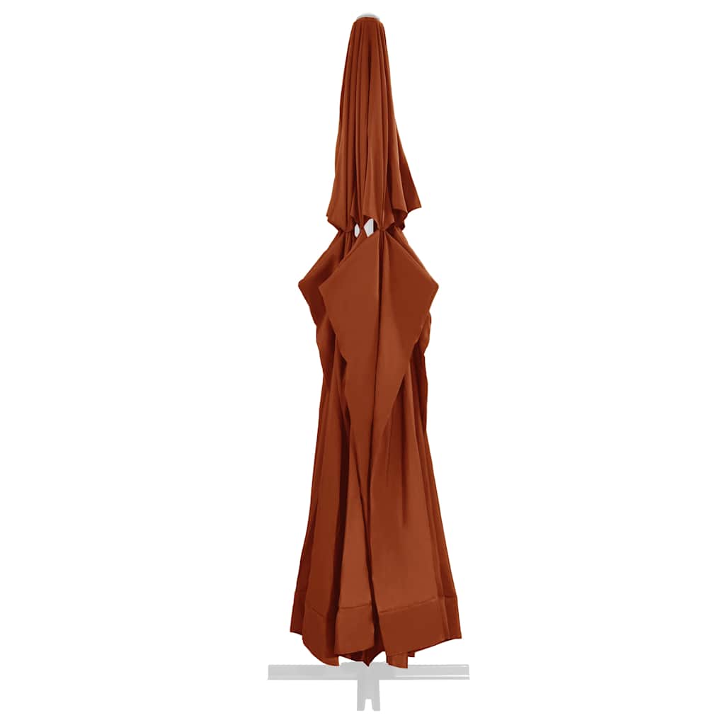 terrakotta kültéri napernyőponyva 610 cm