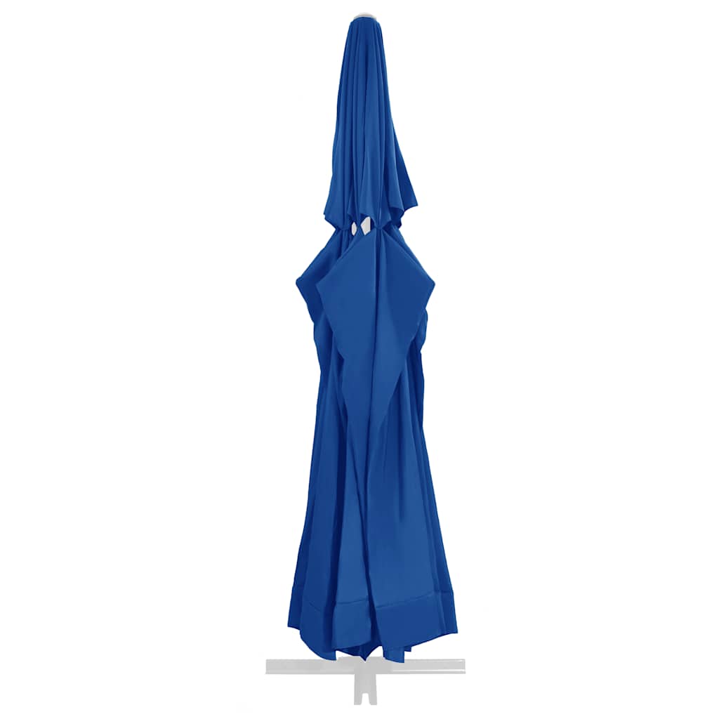 azúrkék kültéri napernyőponyva 610 cm