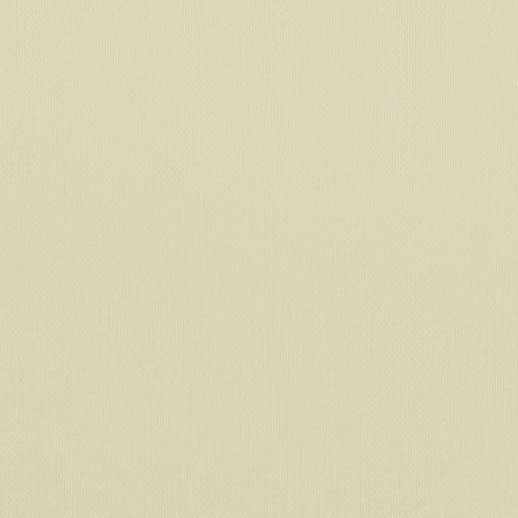 krémszínű oxford-szövet erkélynapellenző 120 x 400 cm