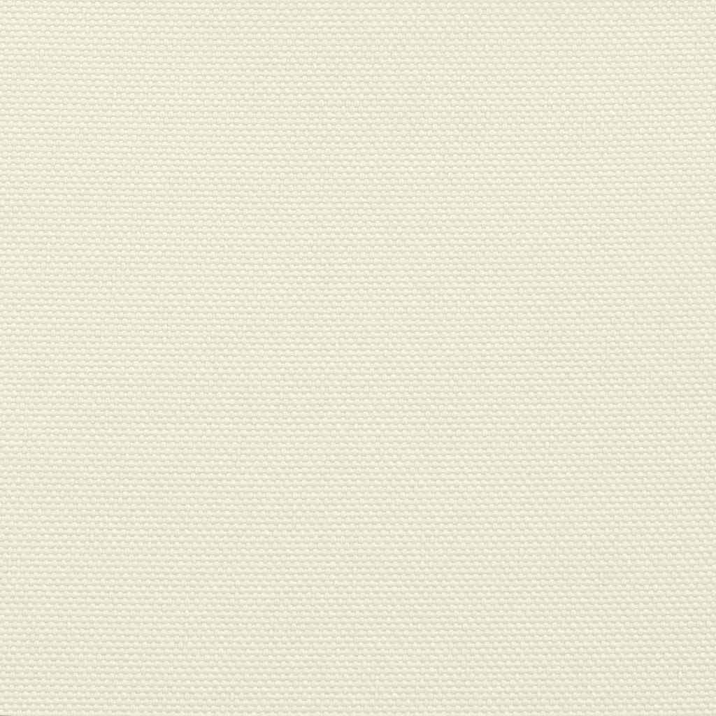 krémszínű háromszögű oxford-szövet napvitorla 2,5 x 2,5 x 3,5 m