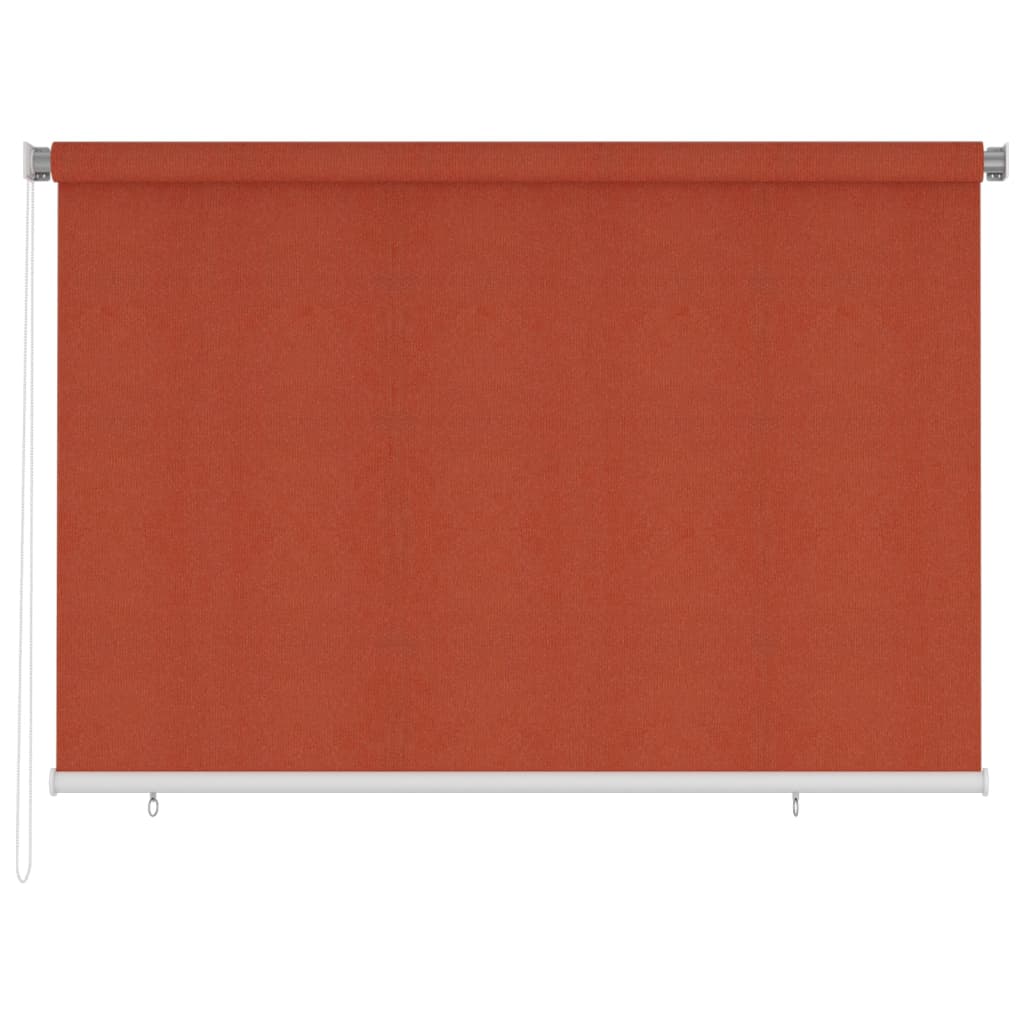 terrakotta színű kültéri HDPE roló 225(Szé)x140(Ma) cm