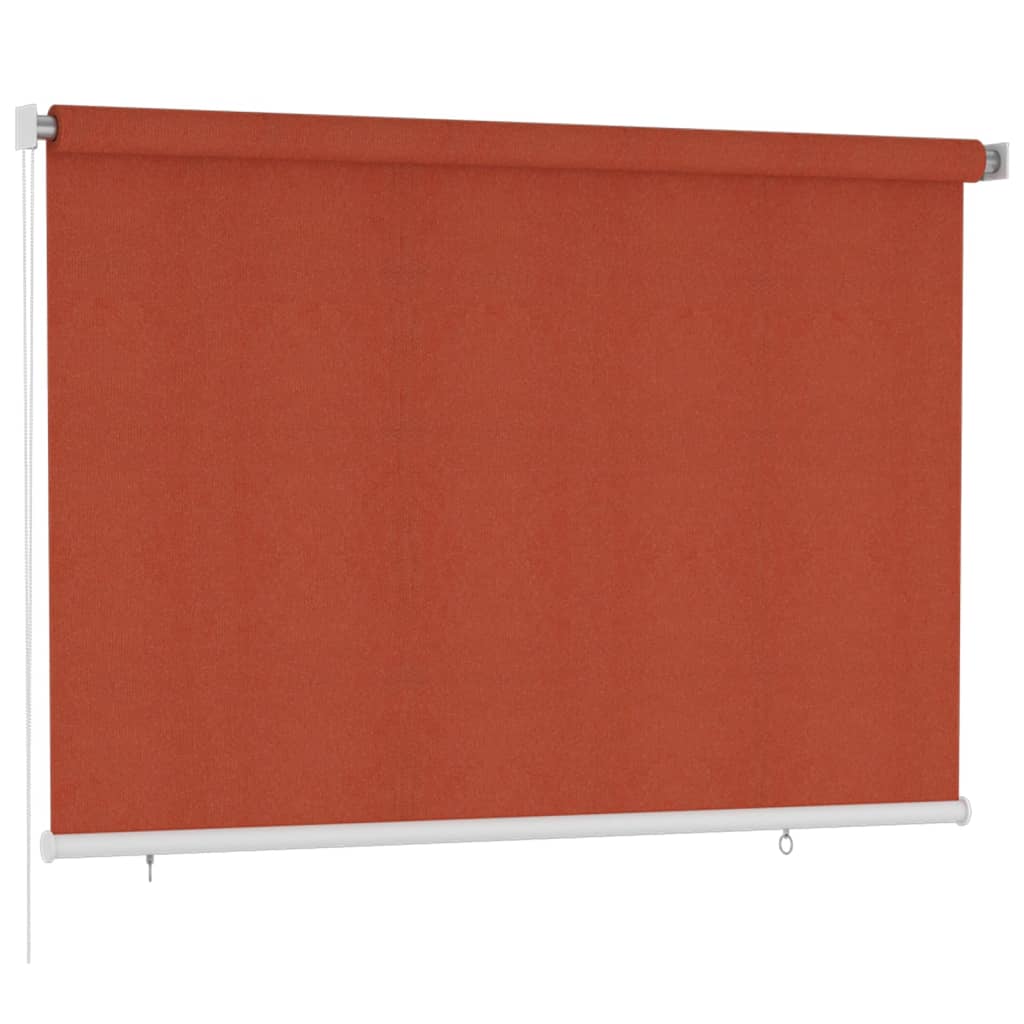 terrakotta színű kültéri HDPE roló 225(Szé)x140(Ma) cm