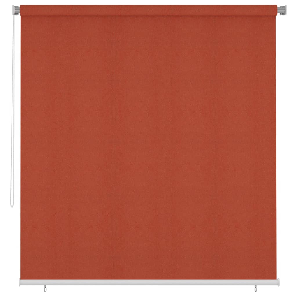 terrakotta színű kültéri HDPE roló 220 x 230 cm