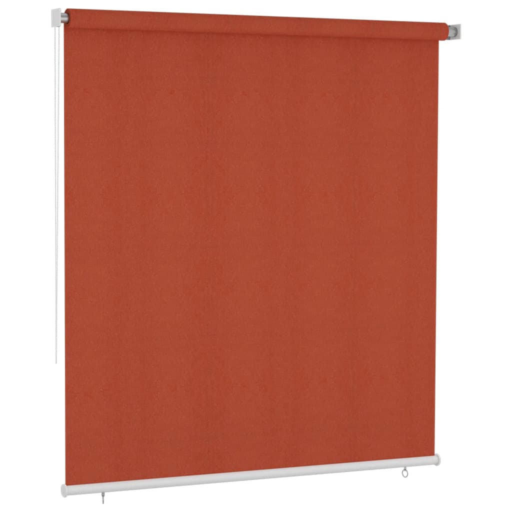 terrakotta színű kültéri HDPE roló 220 x 230 cm