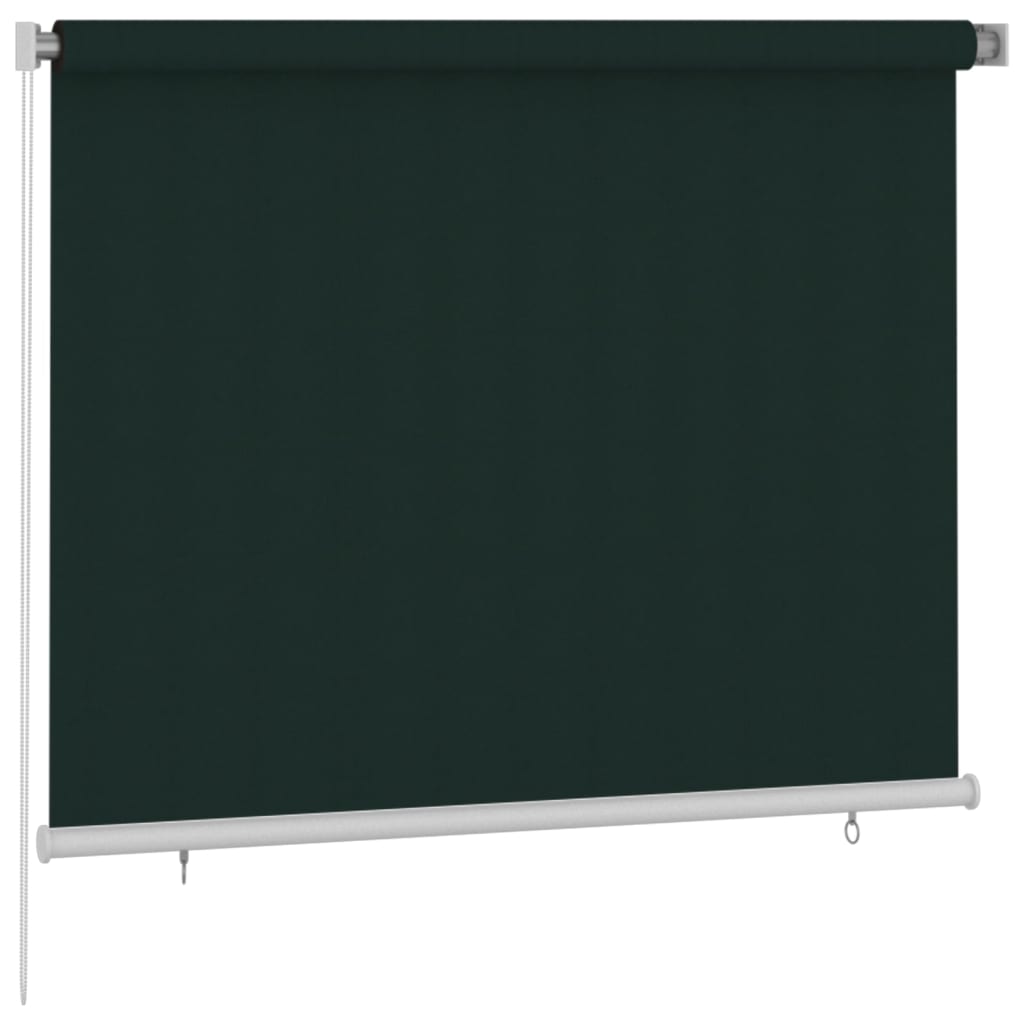 sötétzöld kültéri HDPE roló 180 x 140 cm