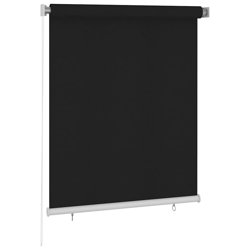 fekete, kültéri sötétítő roló 125(Szé)x140(Ma) cm