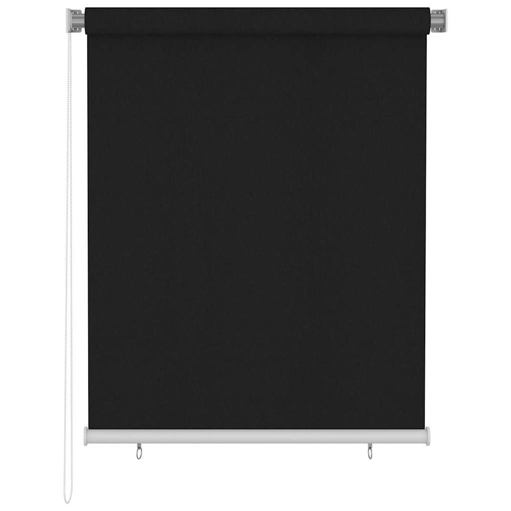 fekete, kültéri sötétítő roló 125(Szé)x140(Ma) cm