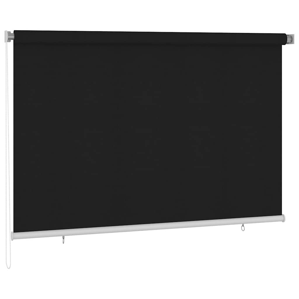 fekete, kültéri sötétítő roló 225(Szé)x140(Ma) cm