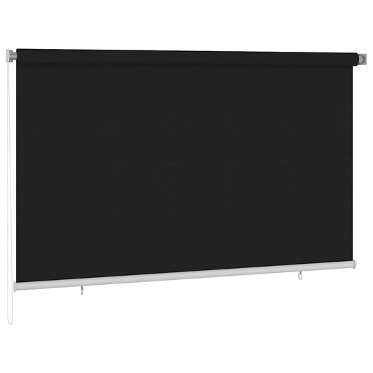 fekete, kültéri sötétítő roló 245(Szé)x140(Ma) cm