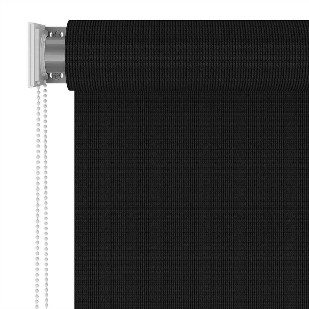 fekete, kültéri sötétítő roló 185(Szé)x230(Ma) cm