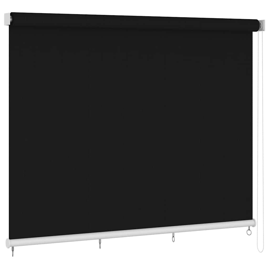 fekete, kültéri sötétítő roló 405(Szé)x230(Ma) cm