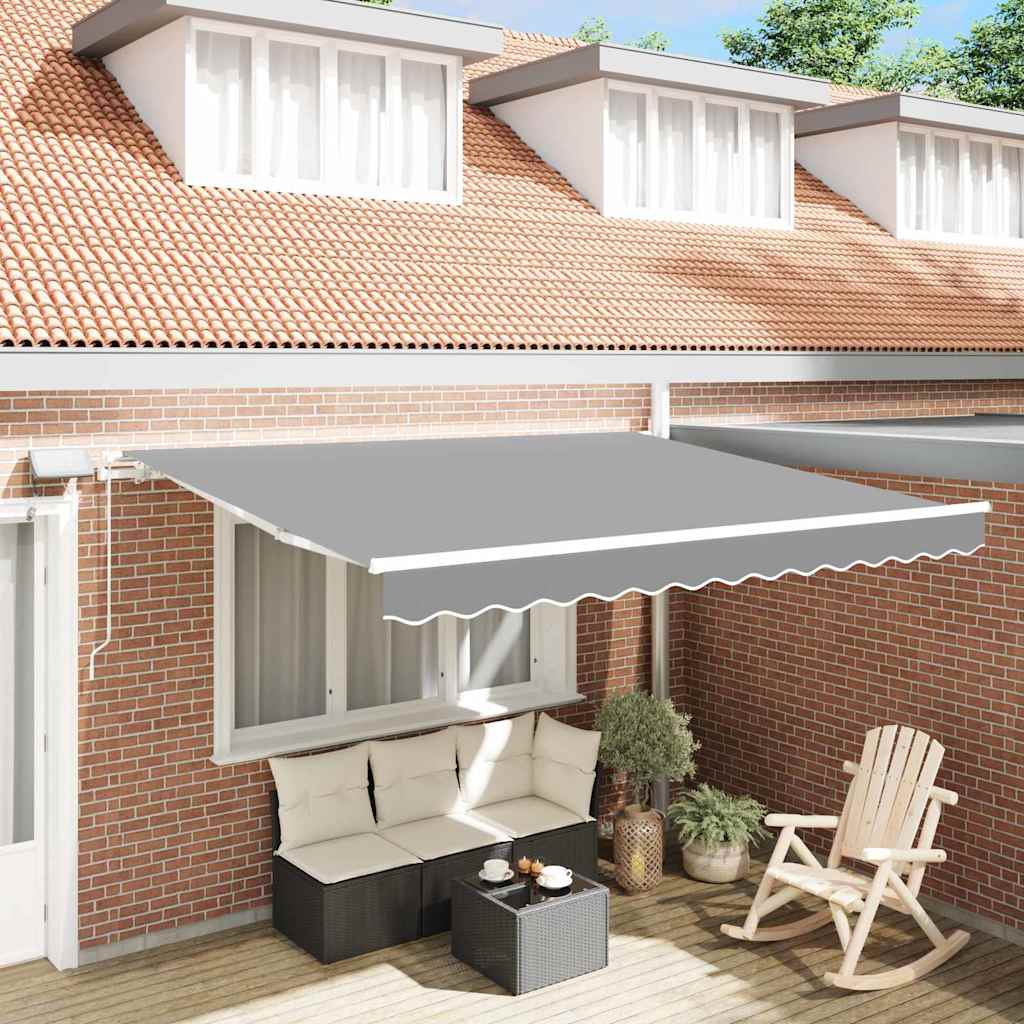 Napernyő keret Fehér 350 x 250 cm Alumínium