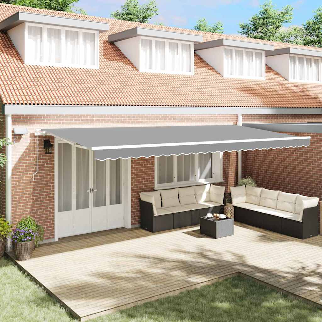 Napernyő keret LED -es lámpákkal Fehér 600 × 300 cm Alumínium