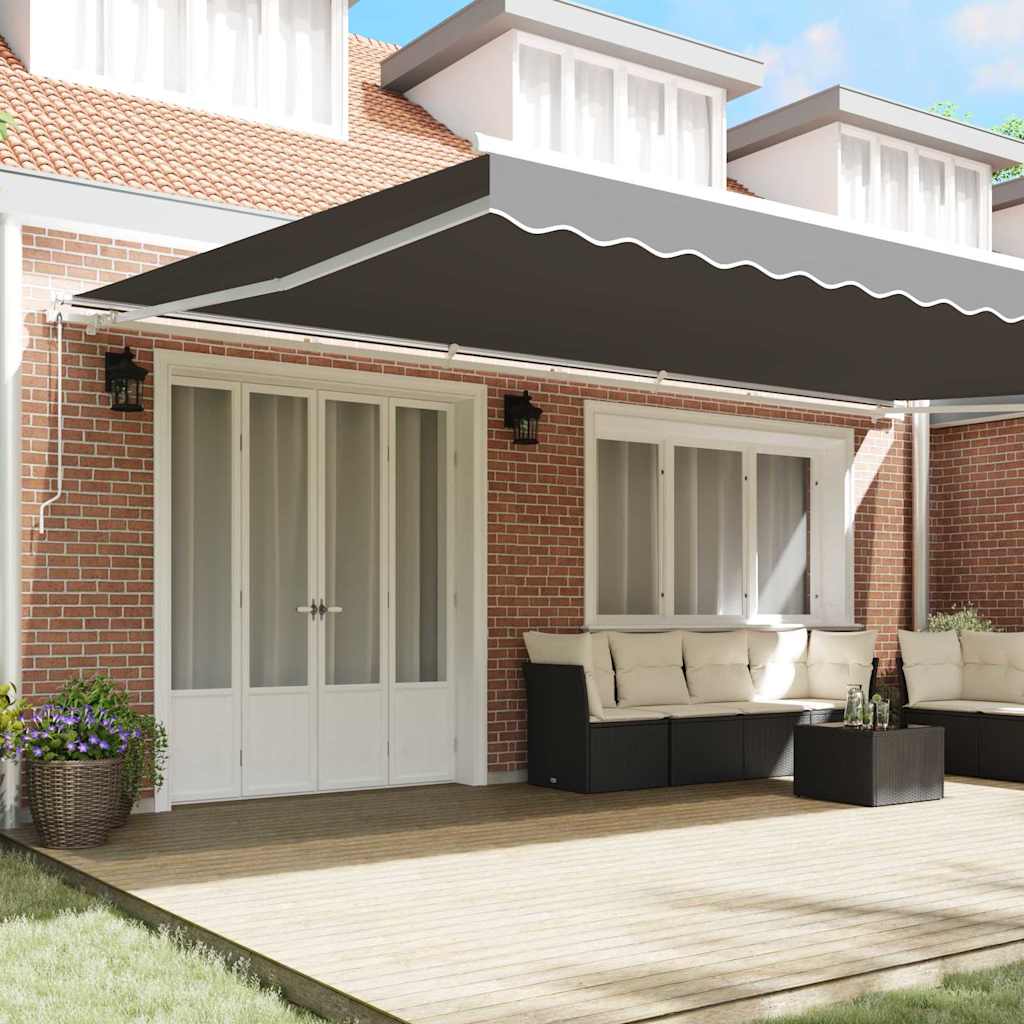 Napernyő keret Fehér 600 × 300 cm Alumínium