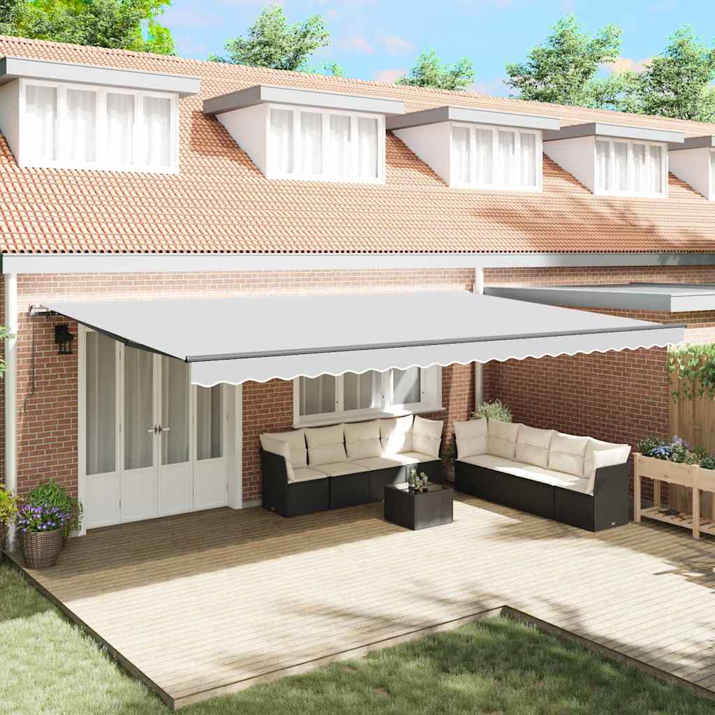 Napernyő keret Antracit 600 × 350 cm Alumínium