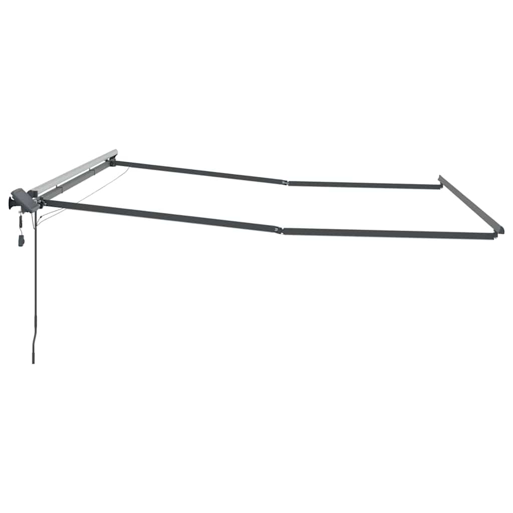 Napernyő keret Antracit 400 × 300 cm Alumínium