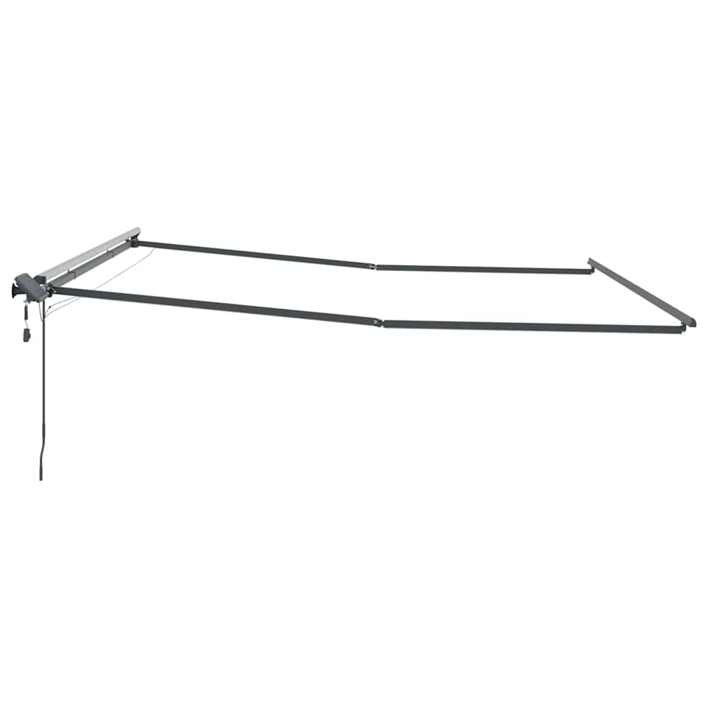 Napernyő keret Antracit 450 × 350 cm Alumínium