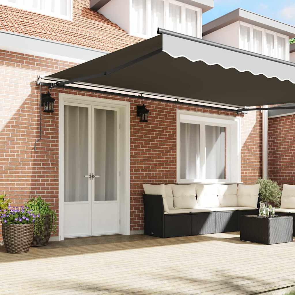 Napernyő keret Antracit 450 × 300 cm Alumínium