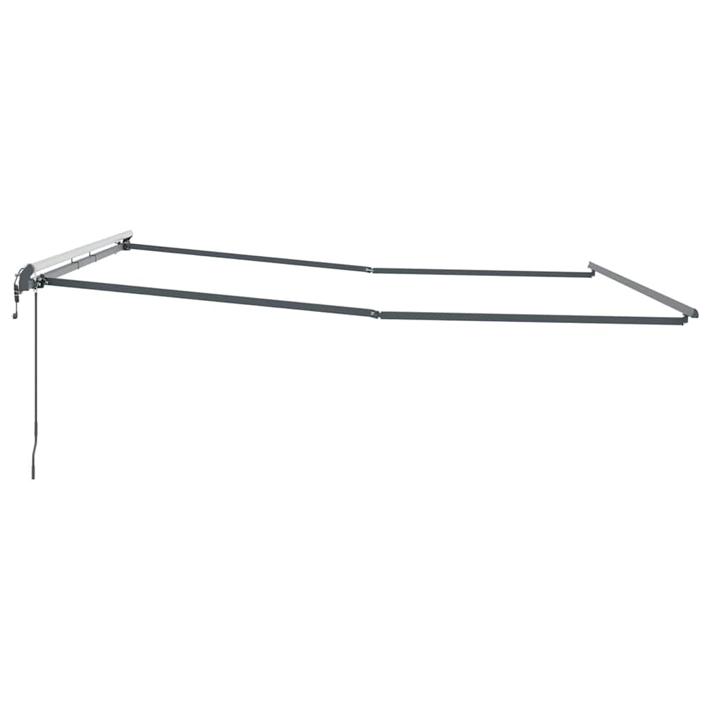 Napernyő keret Antracit 500 × 350 cm Alumínium