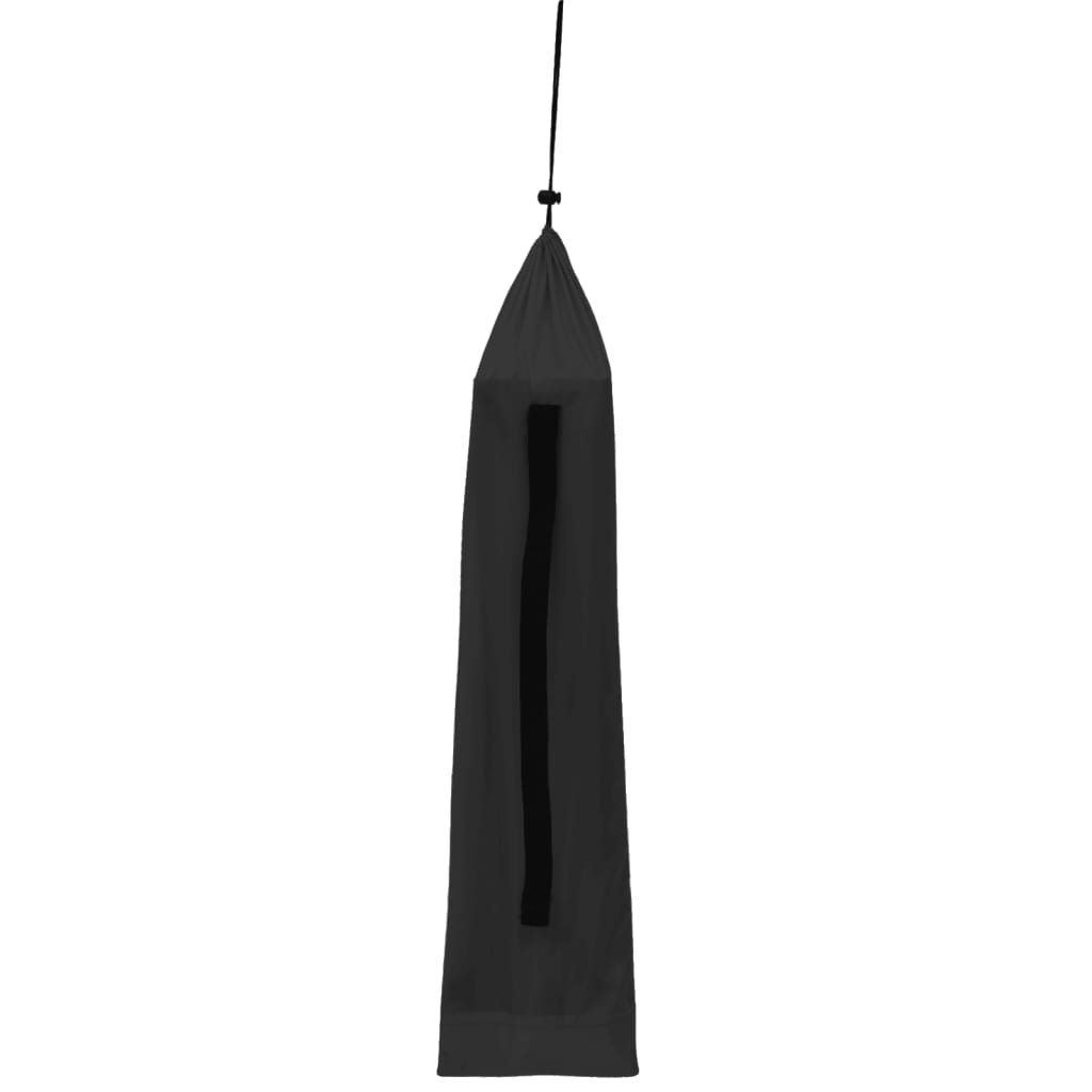 2 db fekete oxford szövet és acél kempingágy 180 x 60 x 19 cm