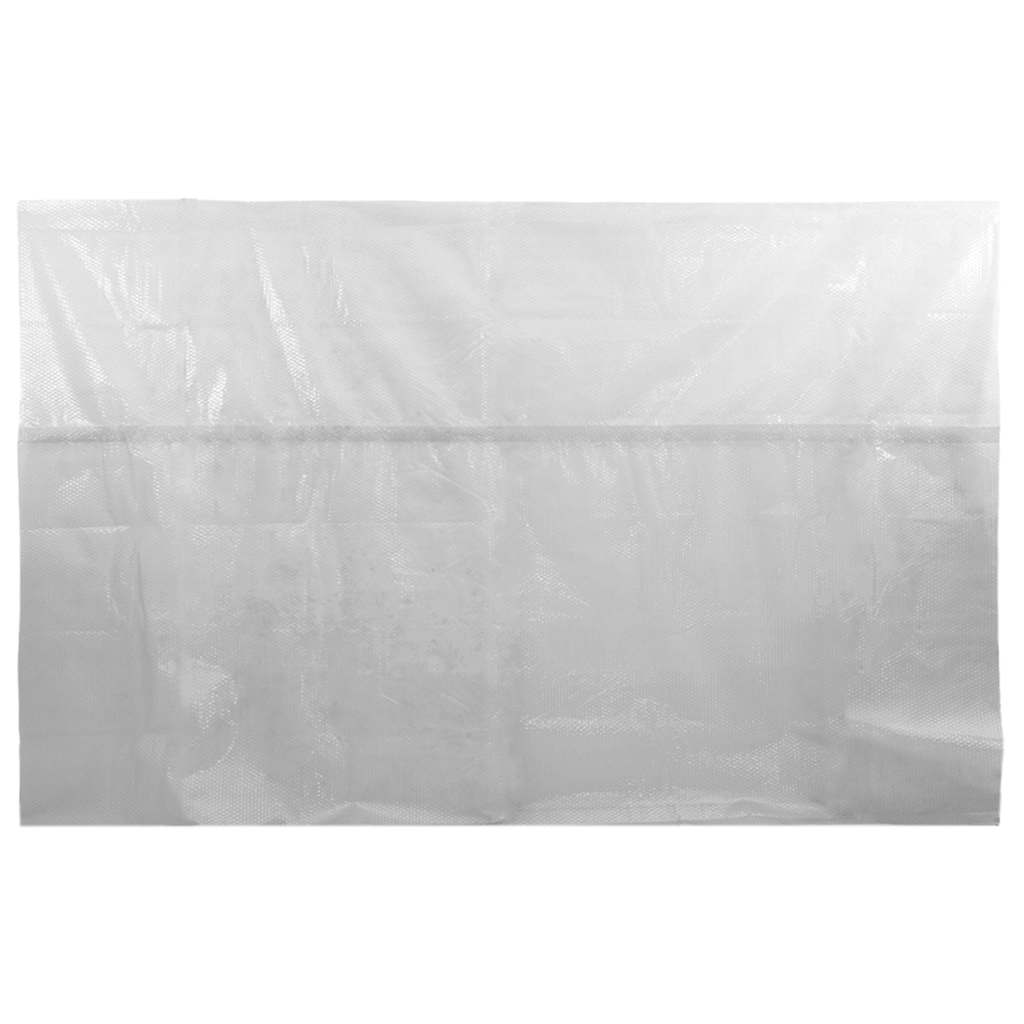 szürke napelemes lebegő PE medencefólia 450 x 220 cm