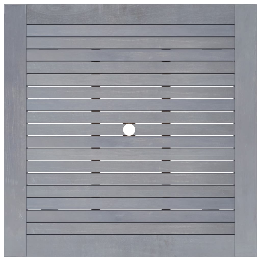 tömör akácfa kerti étkezőasztal 88 x 88 x 74 cm