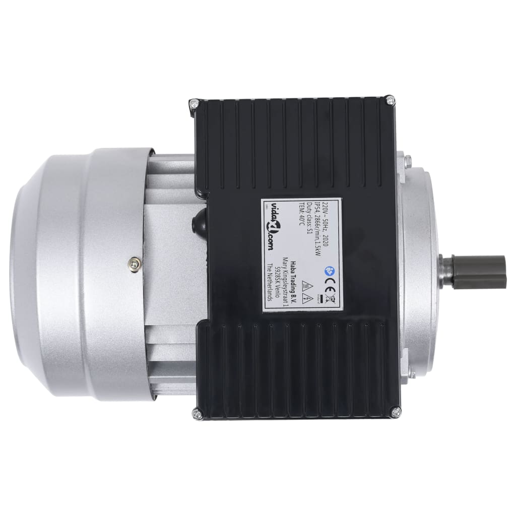 2 pólusú egyfázisú alumínium villanymotor 1,5kW / 2 LE 2800 f/p