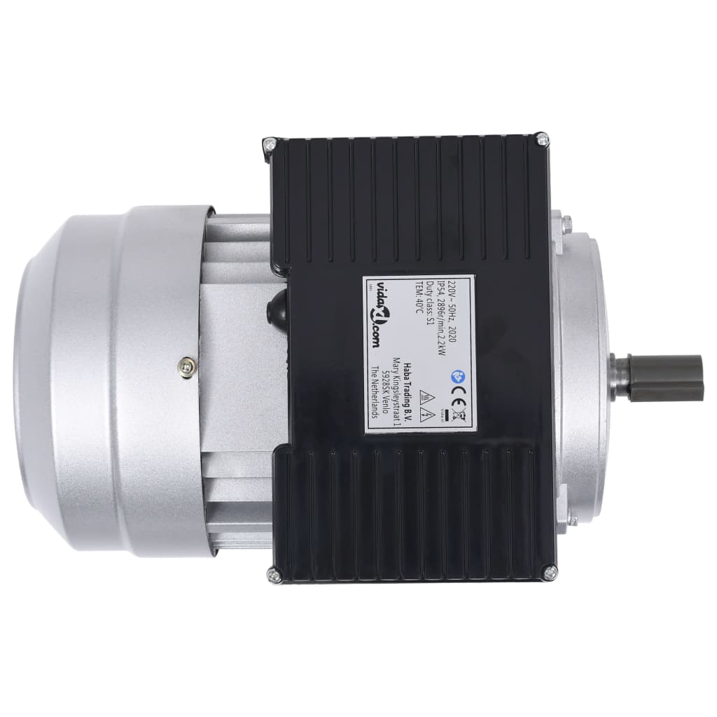 2 pólusú egyfázisú alumínium villanymotor 2,2kW / 3LE 2800 f/p