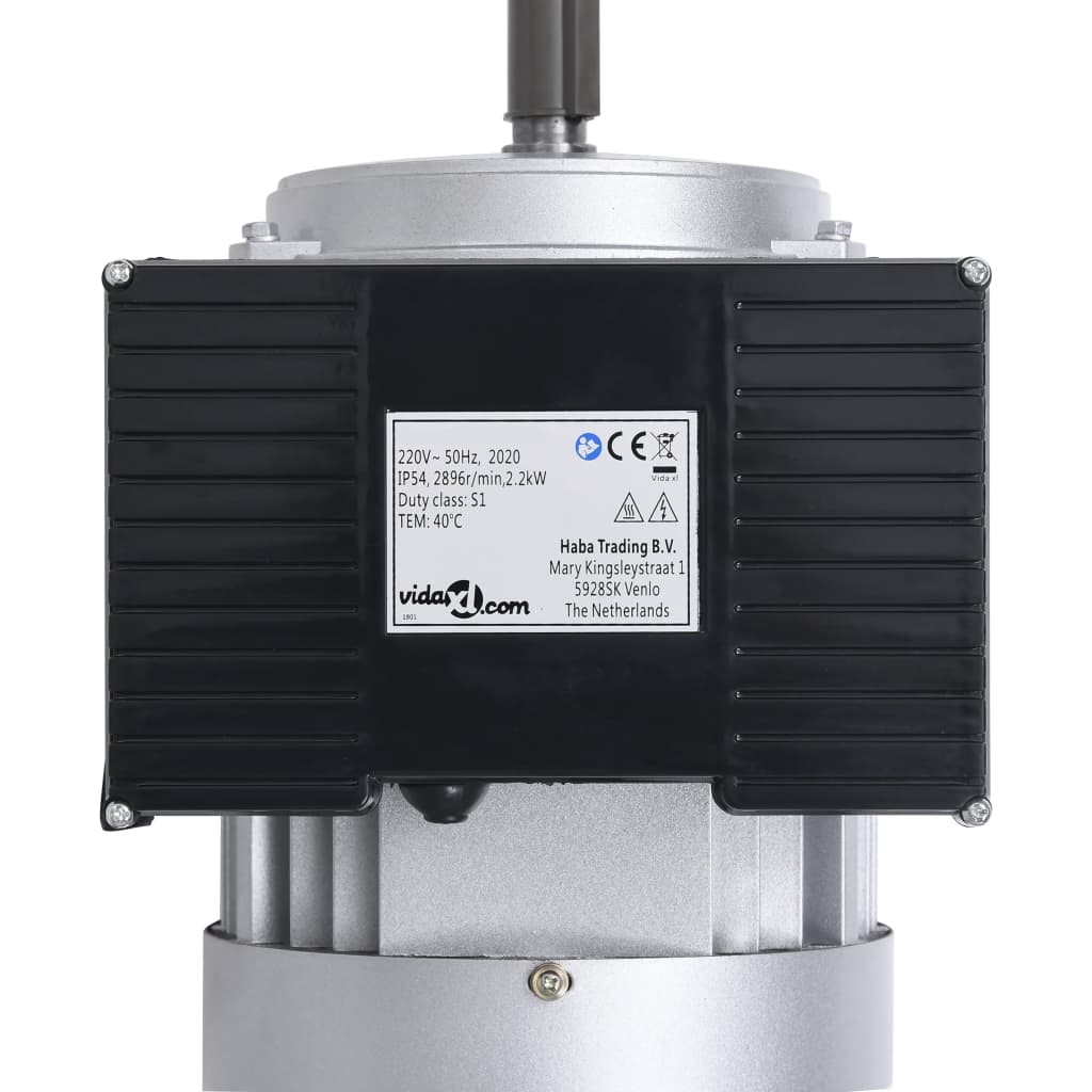 2 pólusú egyfázisú alumínium villanymotor 2,2kW / 3LE 2800 f/p