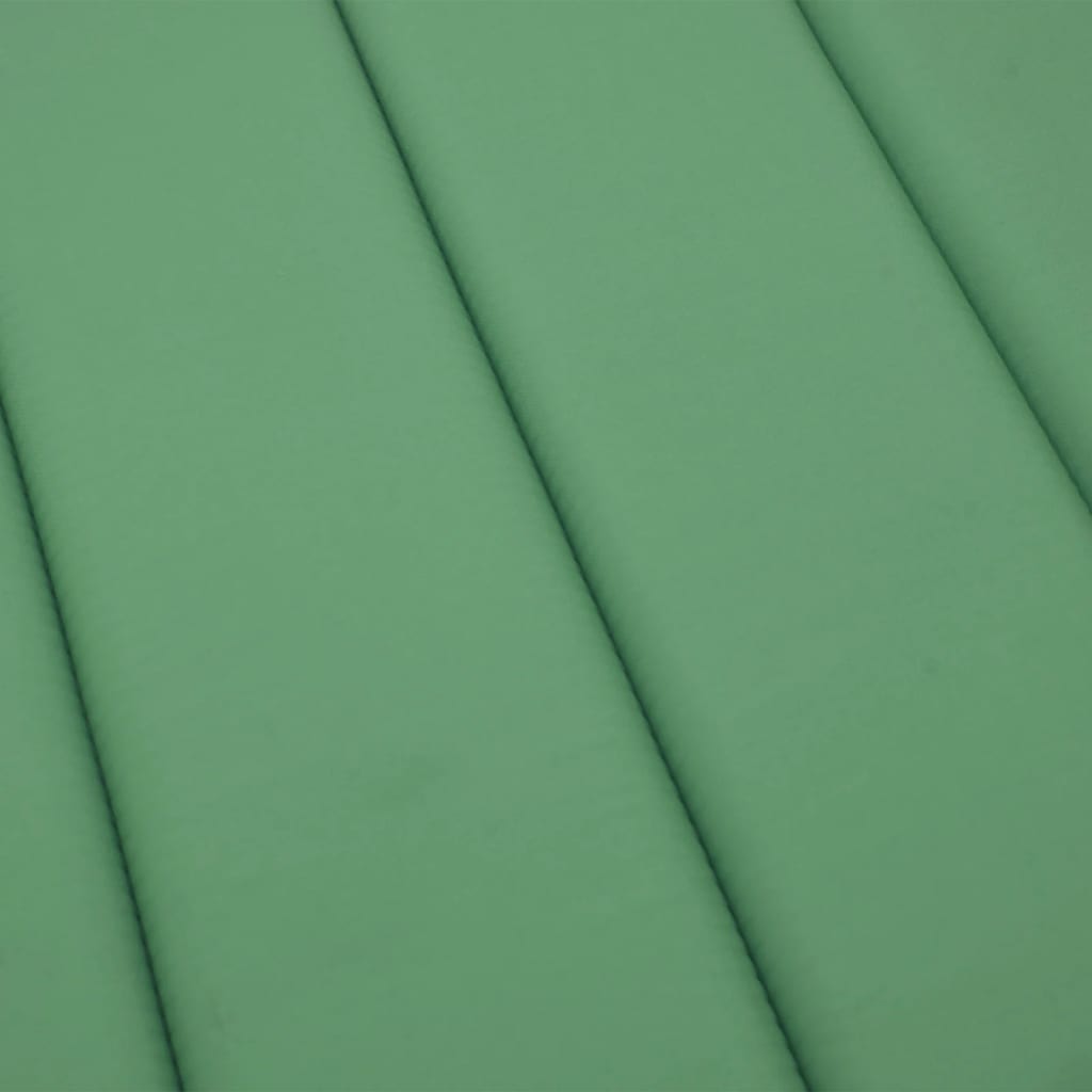 zöld oxford szövet napozóágy párna 200 x 50 x 3 cm