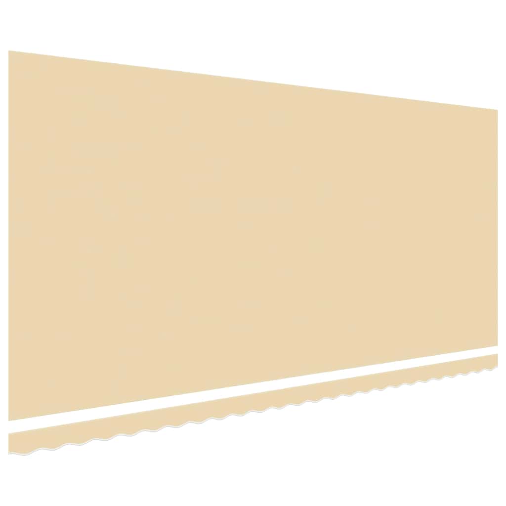 krémszínű poliészter pótszövet napellenzőhöz 600x350 cm