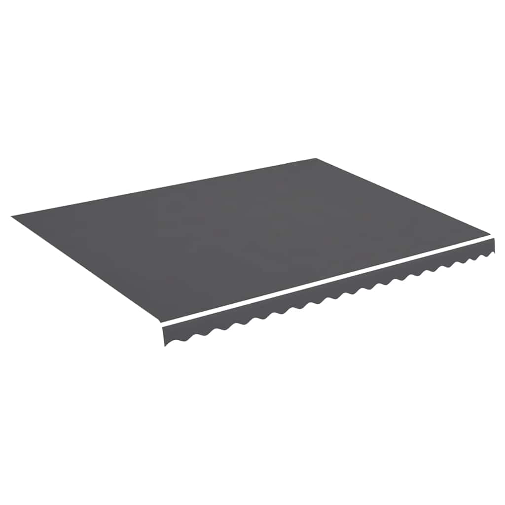 antracitszürke poliészter pótszövet napellenzőhöz 450x350 cm