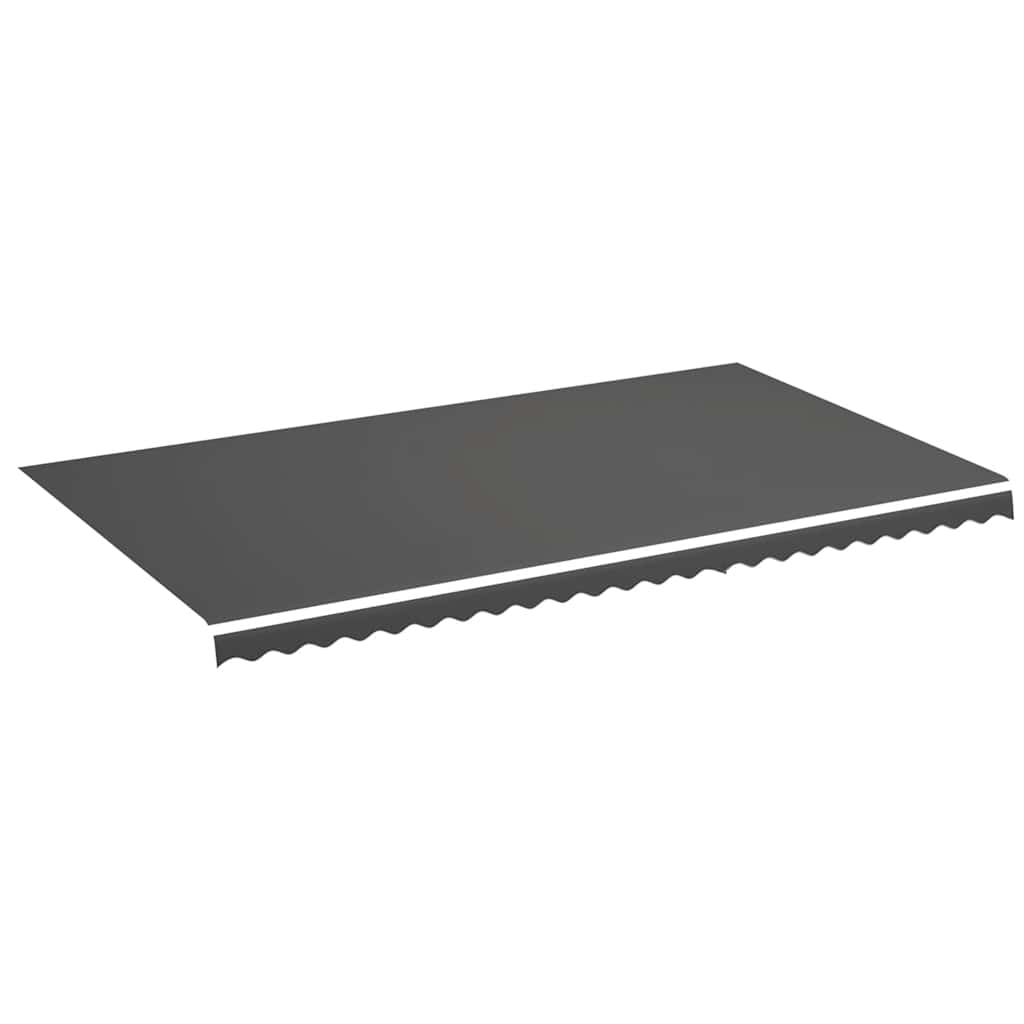 antracitszürke poliészter pótszövet napellenzőhöz 600x350 cm
