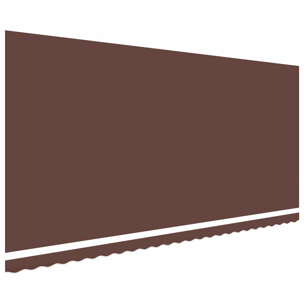 barna poliészter pótszövet napellenzőhöz 600 x 300 cm