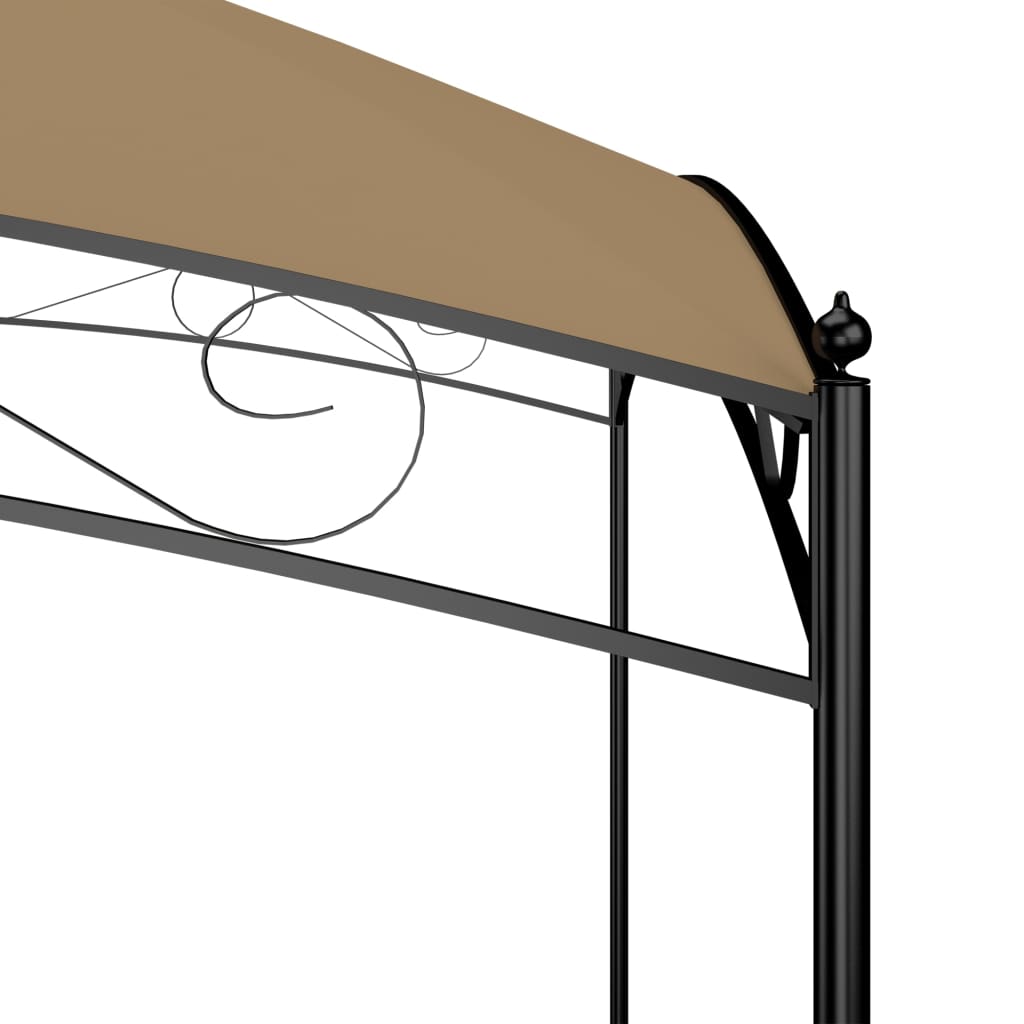 tópszínű pavilon 3 x 4 x 2,65 m 180 g/m²
