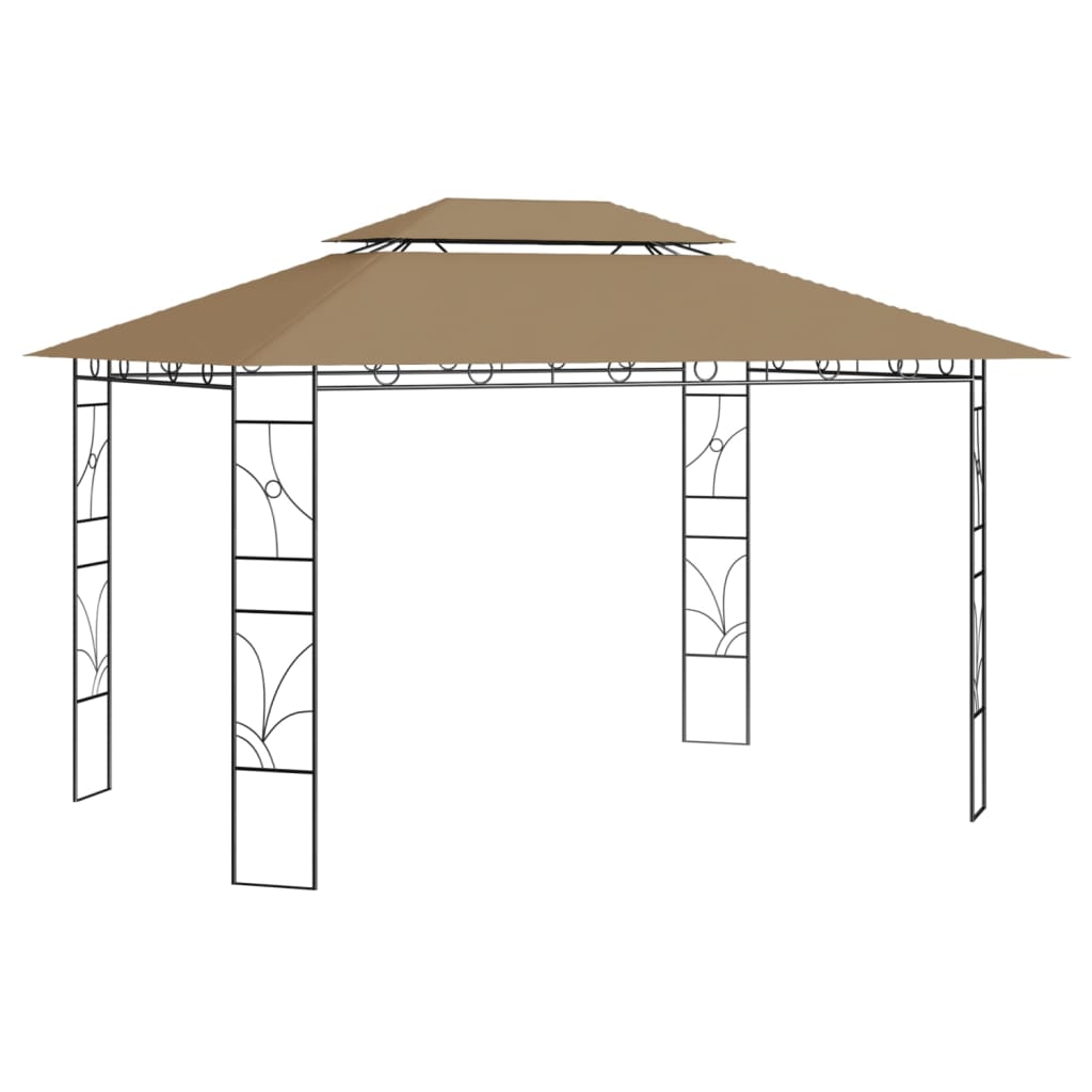 tópszínű pavilon 4 x 3 x 2,7 m 160 g/m²