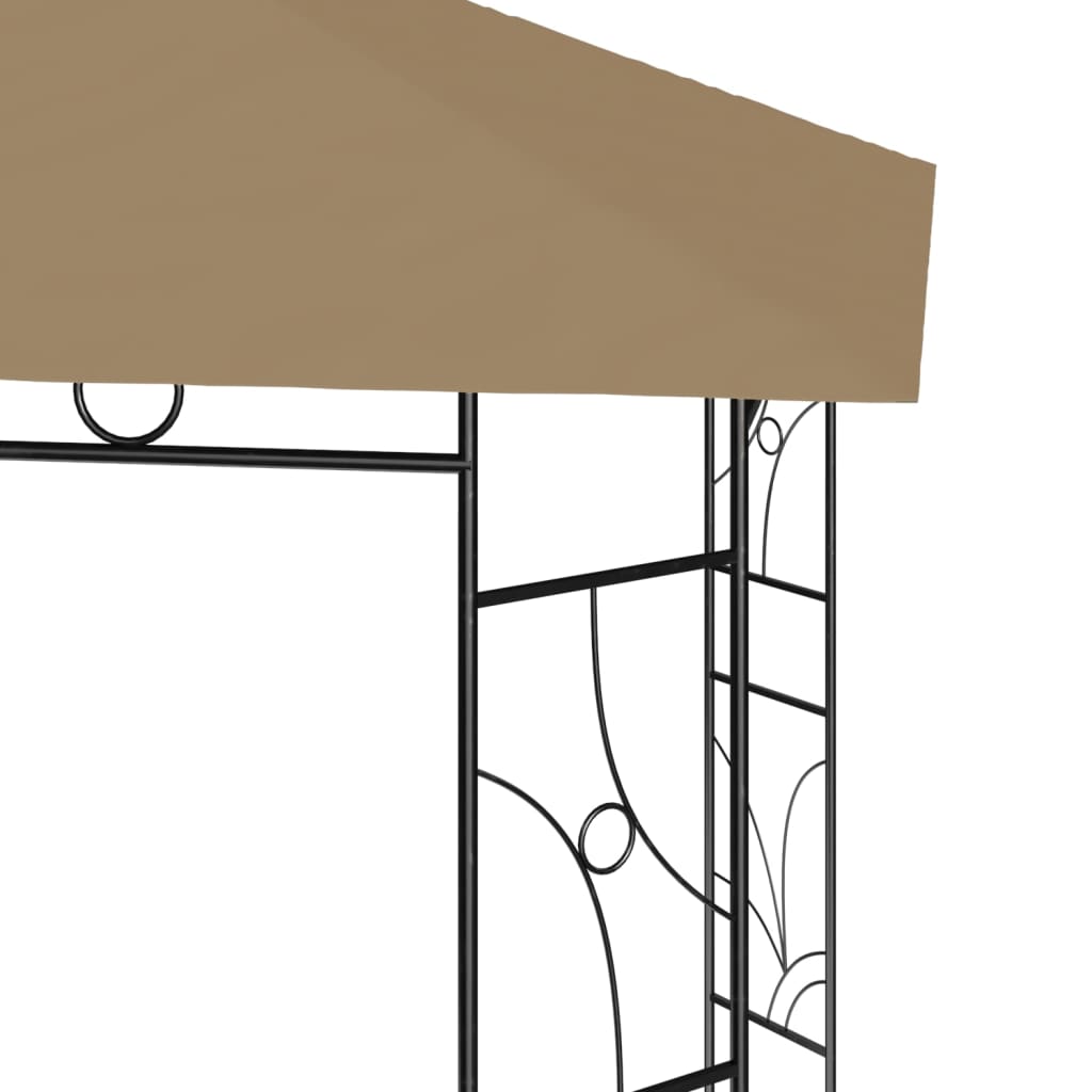tópszínű pavilon 4 x 3 x 2,7 m 160 g/m²