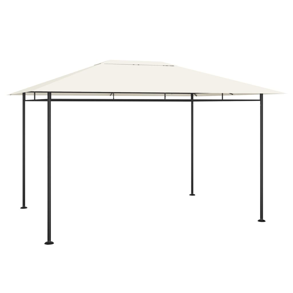 krémszínű pavilon 384x281x270 cm 180 g/m²