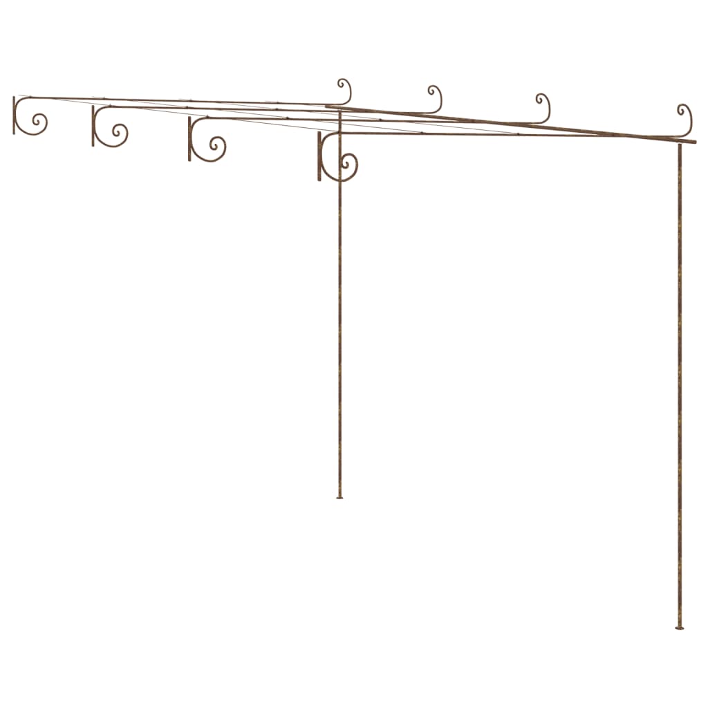 antik barna vas kerti pergola 4 x 3 x 2,5 m