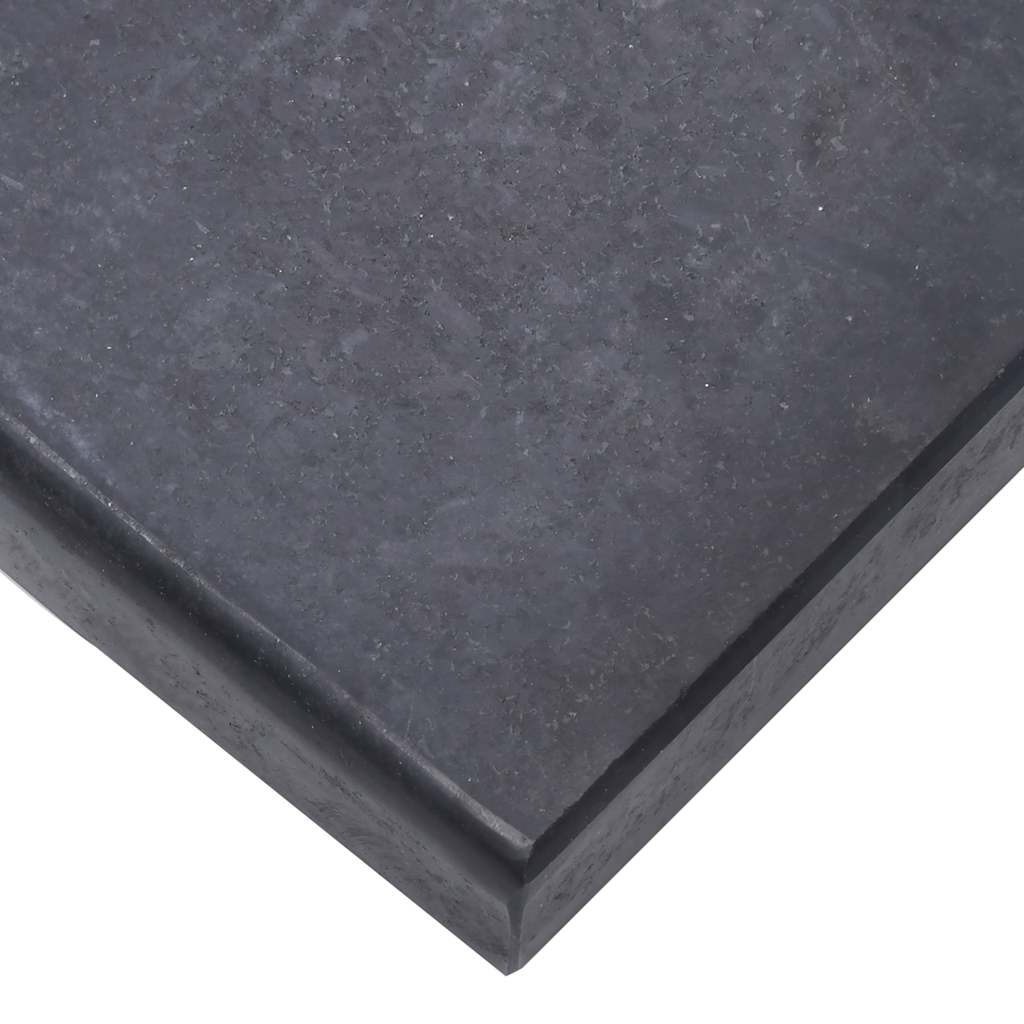 fekete gránit napernyőtalp 40 x 28 x 4 cm